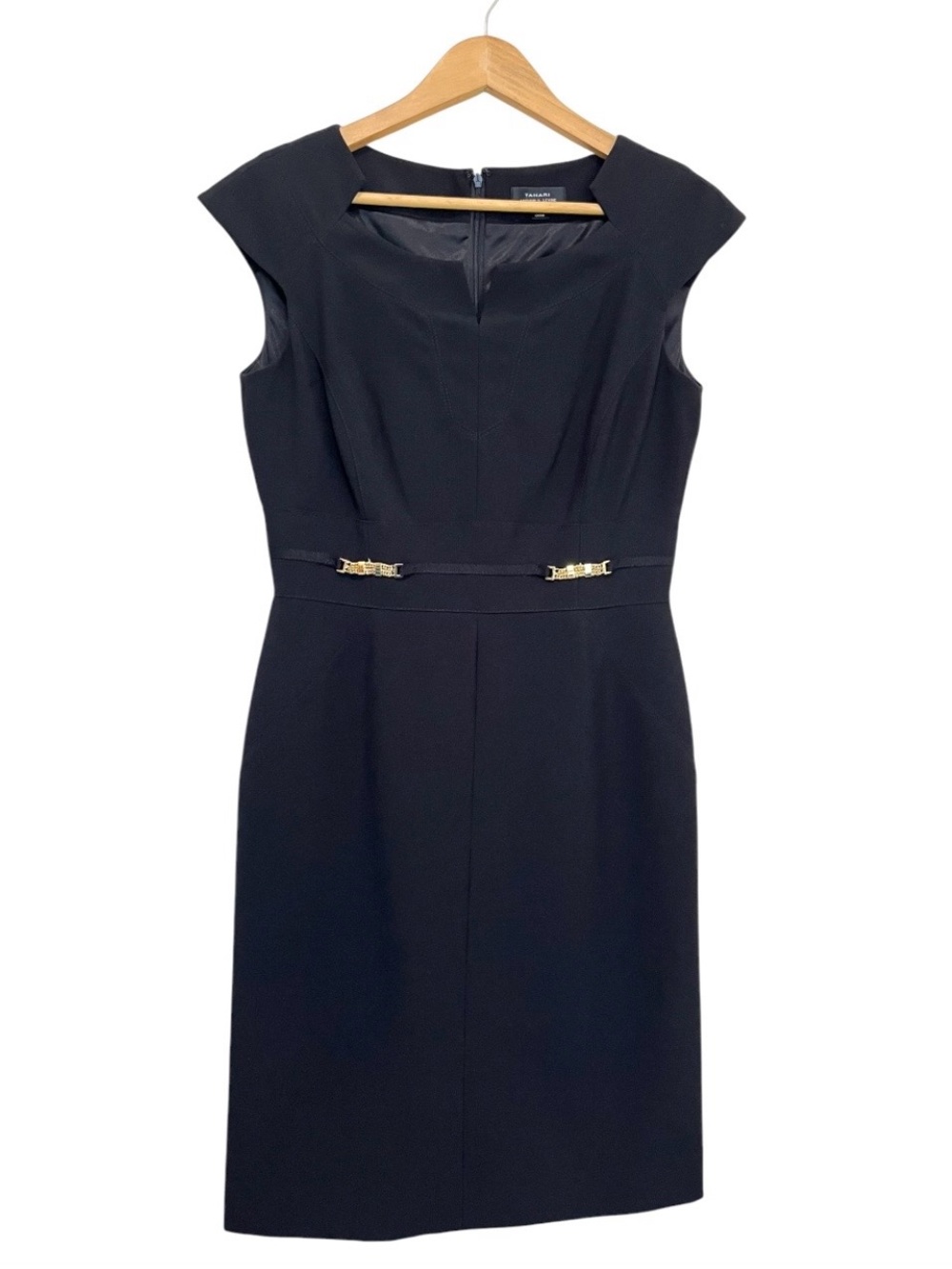 Tahari Arthur S Levine Cap Sleeve Sheath Dress